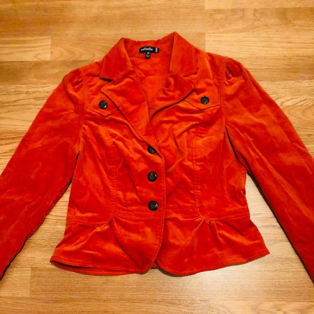 Rafaella Orange Corduroy jacket